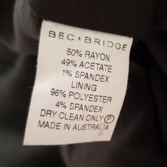 REVOLVE Bec & Bridge ruffle hem mini skirt black size 4 - Picture 5 of 6